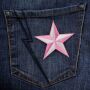 Patch - Star rose-white