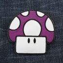 Patch - Mushroom - Fly Agaric Toad purple