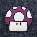 Patch - Mushroom - Fly Agaric Toad purple