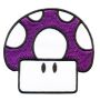 Patch - Fungo - fungo velenoso viola - toppa