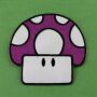 Patch - Mushroom - Fly Agaric Toad purple