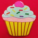 Patch - Muffin - giallo-blu-rosa chiaro - toppa