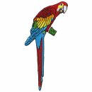 Parche - Papagayo rojo-amarillo-verde-azul