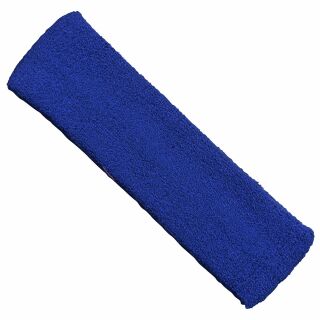 Schweißband einfarbig blau mit Glitzer 