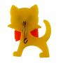 Anstecker - Katze - gelb-orange - DDR Anstecknadel