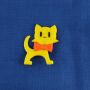 Pin - Cat - yellow-orange - Badge