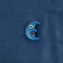 Pin - Moon face - blue - Badge