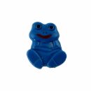 Anstecker - kleiner Frosch - blau - DDR Anstecknadel