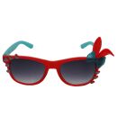 Freak Scene Kids Sunglasses - with Hearts - red and blue