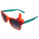 Freak Scene Kids Sunglasses - with Hearts - orange and...