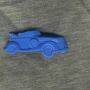 Spilla - auto - blu - fermaglio DDR