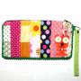 Pencil case made of cotton - Teddy small - Patchwork Pattern 04 - Pocket