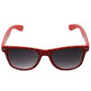 Freak Scene Sunglasses - M - red with black stars