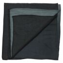 Cotton Scarf - black - color gradient - squared kerchief