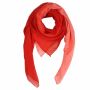 Pañuelo de algodón - rojo - color gradiente - Pañuelo cuadrado para el cuello