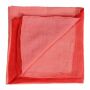 Sciarpa di cotone - rosso-gradiente rosso - foulard quadrato