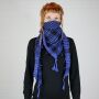 Kufiya - Keffiyeh - tejido basico azul-negro - Pañuelo de Arafat