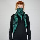 Kufiya - basic woven green - blue - pink - Shemagh - Arafat scarf