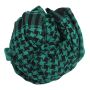 Kufiya - basic woven green - blue - pink - Shemagh - Arafat scarf