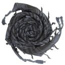 Kufiya - basic woven grey-dark grey - black - Shemagh - Arafat scarf