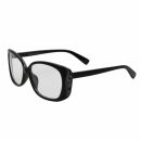 Retro Glasses - Nerd - black-transparent