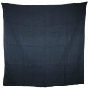 Baumwolltuch grob gewebt - schwere Qualität - blau-navy - quadratisches Tuch