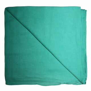 Baumwolltuch - grün - mintgrün - quadratisches Tuch