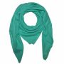 Sciarpa di cotone - verde-menta verde - foulard quadrato