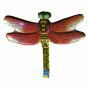 Metal Pin - Dragonfly red - Badge