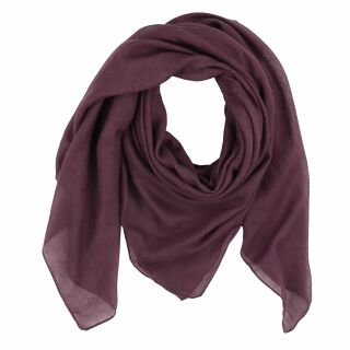 Cotton Scarf - red - burgundy - squared kerchief