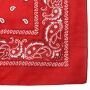 Pañuelo para la cabeza y el cuello - Paisley muestra 02 red - blanco - Pañoleta - Bandana