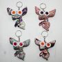 Doll with button-eyes - Little dog - Set of 4 - 02 - Keychain