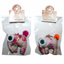 Doll with button-eyes - Elephant 09 - Keychain