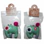Doll with button-eyes - Elephant 11 - Keychain