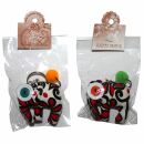 Doll with button-eyes - Elephant 12 - Keychain