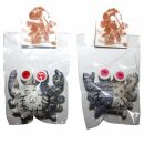Doll with button-eyes - Crab 03 - Keychain