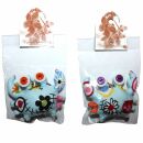 Doll with button-eyes - Crab 04 - Keychain