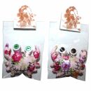 Doll with button-eyes - Crab 05 - Keychain