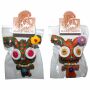 Doll with button-eyes - Bunny 06 - Keychain