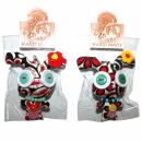 Doll with button-eyes - Bunny 14 - Keychain