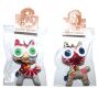 Doll with button-eyes - Proud Cat 04 - Keychain