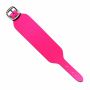 Leather bracelet blank -M- - neon-pink