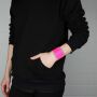 Lederarmband blank -M- - neon-pink - Armband aus Leder