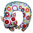 Neck pillow with animal motif - Cushion with bobble and...