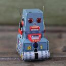 Robot - Robot de hojalata - Robot R 1 - gris - Juguete de lata