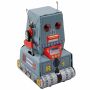 Robot - Robot de hojalata - Robot R 1 - gris - Juguete de lata