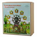 Blechspielzeug - Riesenrad aus Blech mit Musik - Spieluhr - Jahrmarkt
