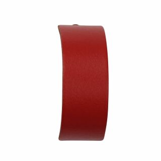 Leather bracelet blank -S- red