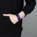 Leather bracelet blank -S- lilac