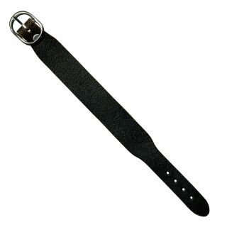 Leather bracelet blank -S- ancient-black